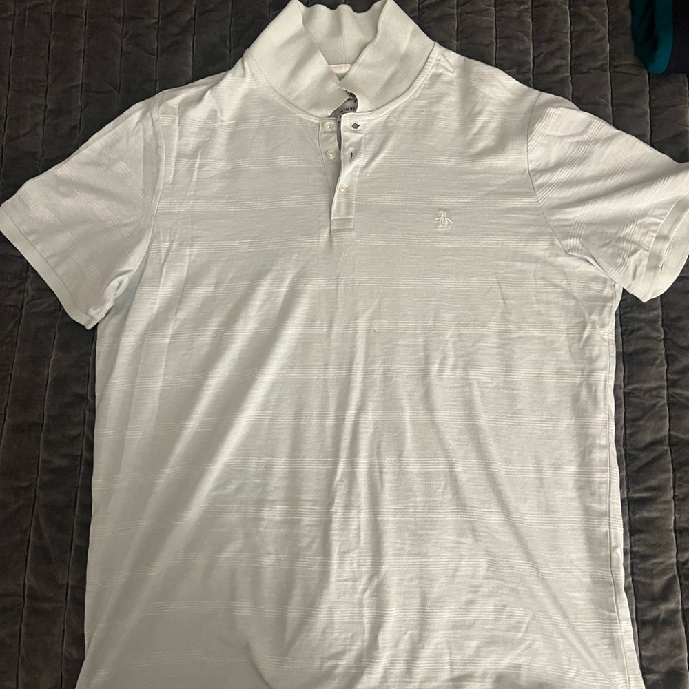 Original Penguin Light Gray Polo Shirt - Picture 4 of 4